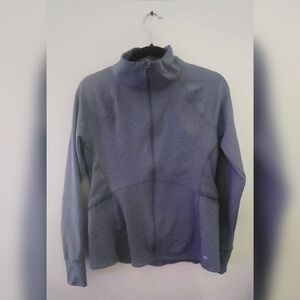 Layers 8 full-zip fitness jacket in light blue